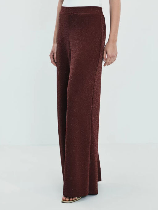 Широкие брюки с люрексом / Zarina