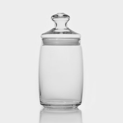 Цена за 6 шт. Банка для хранения сыпучих продуктов Paşabahçe Cesni, 1,1 л, стекло, прозрачная