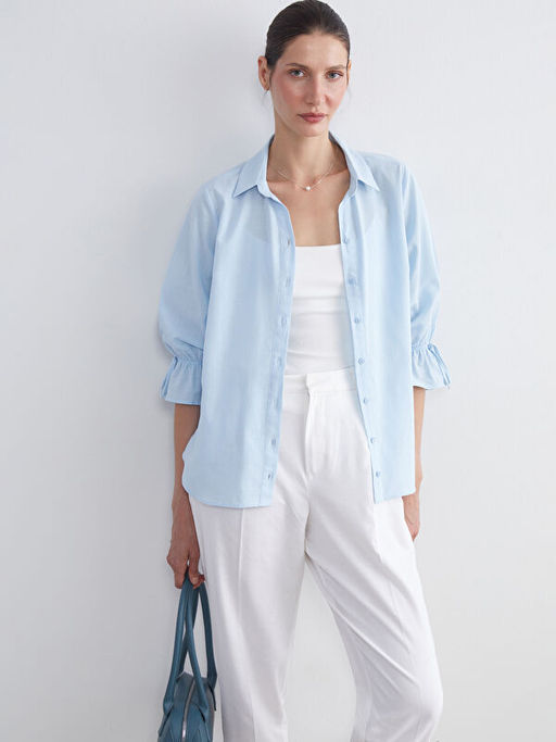 Regular Fit F?rf?rl? Kad?n G?mlek