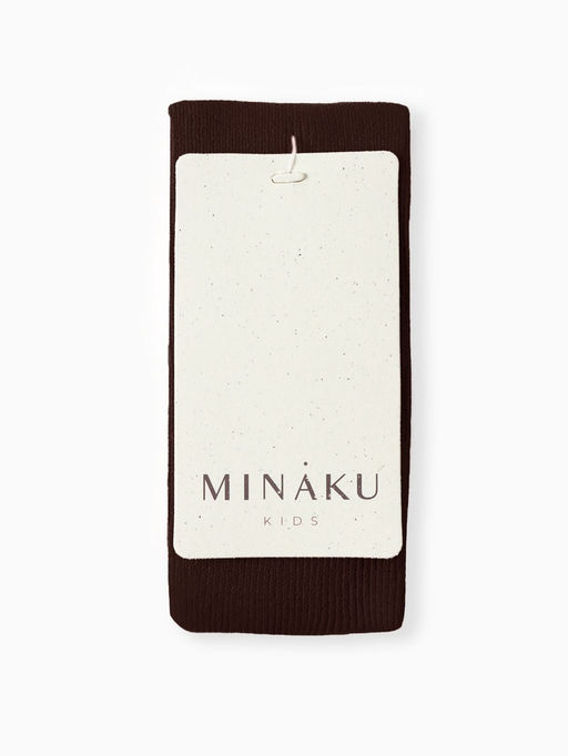 Колготки детские с лямками MINAKU, рост 86-92 см, коричневые