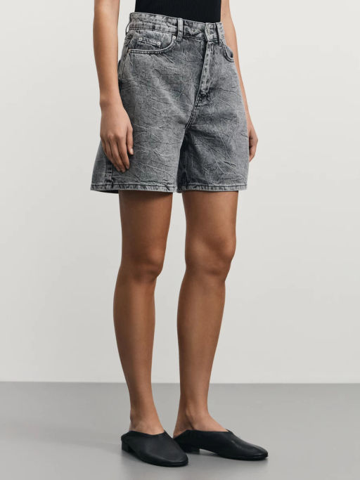 Джинсовые шорты А-силуэта / Zarina  фото 4