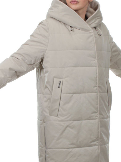 M-9115 LT. BEIGE Пальто зимнее женское (верблюжья шерсть)