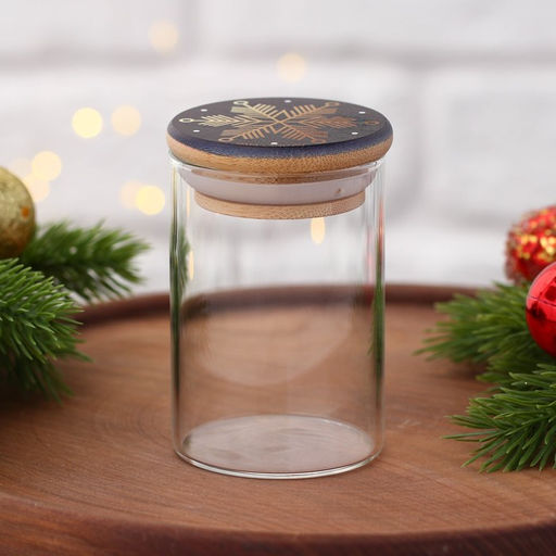 Банка для хранения новогодняя «Чудесное время», 100 мл