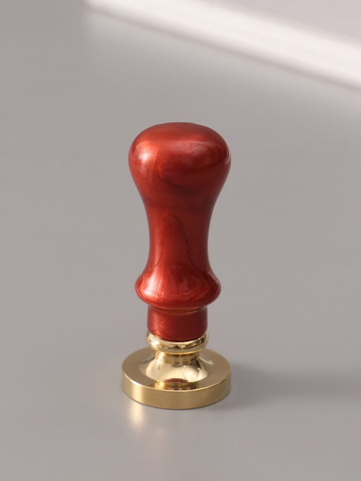 Печать для сургуча с пластиковой ручкой «Венок с буквой Y», 2.5×2.5×6.3 см