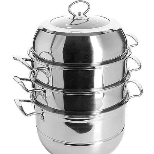 30905 Мантоварка 3х-ярусная 12,4л 32 см нерж/ст MB (х4) - Mayer&boch фото 4