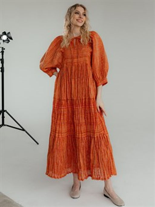 платье лен 60%, хлопок 40% - Волтри фото 2