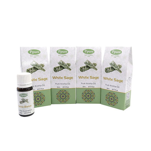 Масло Ppure WHITE SAGE 10мл 1 шт Белый Шалфей ароматическое масло для аромаламп