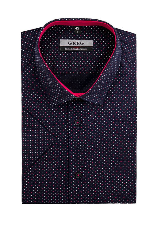 Сорочка мужская короткий рукав GREG 263/209/2188/ZS/C/1  фото 2