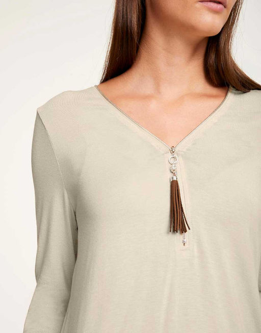 Блузка, бежевая - Linea tesini фото 7