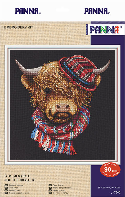 Набор для вышивания PANNA J-7202 Стиляга Джо 25 х 24.5 см