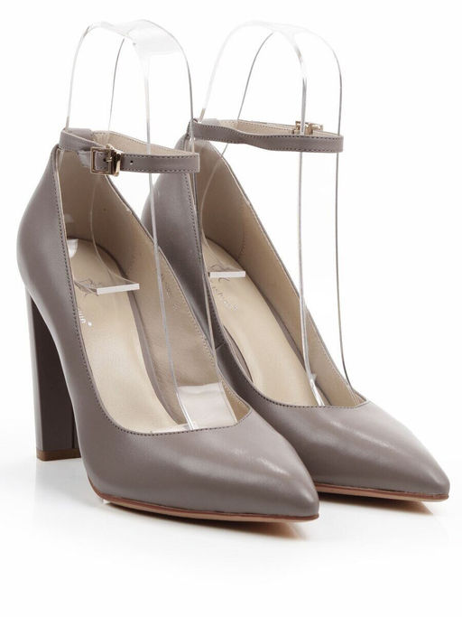 06-A34A-532HK GREY/BEIGE Туфли женские (натуральная кожа)
