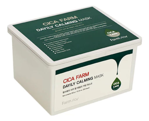 FS Cica Farm Daily Calming Mask 30ea, 350g - Восстанавливающая тканевая маска с центеллой азиатской 30шт