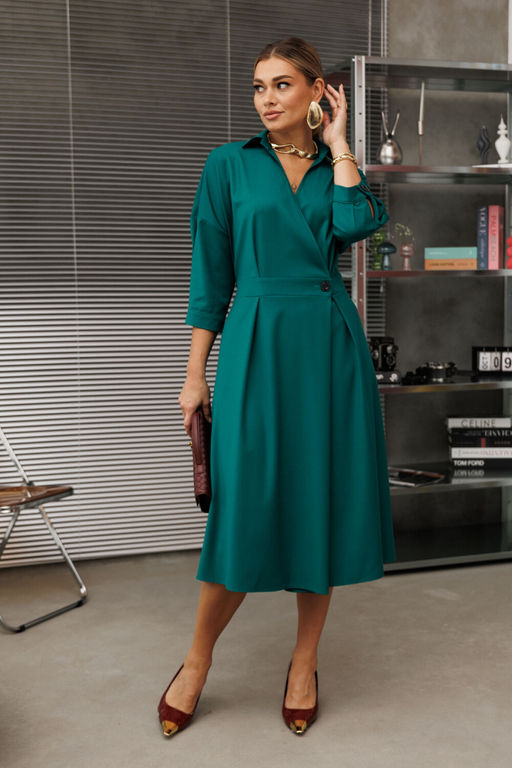 Платье Anastasia 1229.1 изумруд фото 2