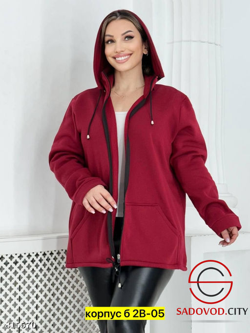 Толстовка женская на флисе - Bruno фото 5