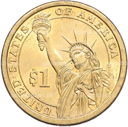 Монета 1 доллар 2008 года (Р) США 8-й президент США Мартин Ван Бюрен