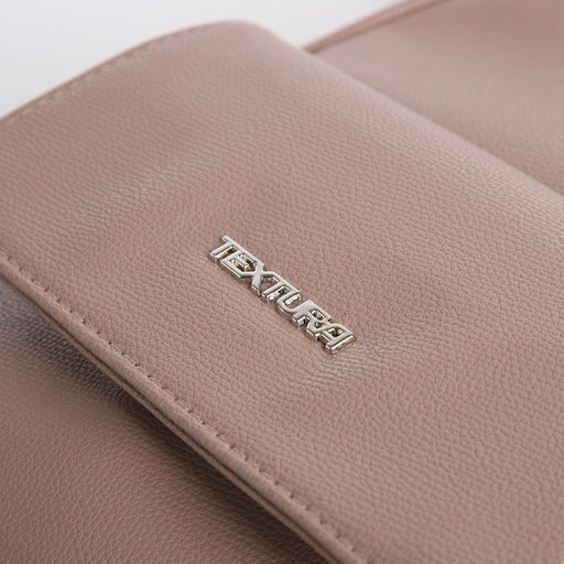 Рюкзак-мини женский TEXTURA, на молнии, размер 22×10×28 см, пудровый