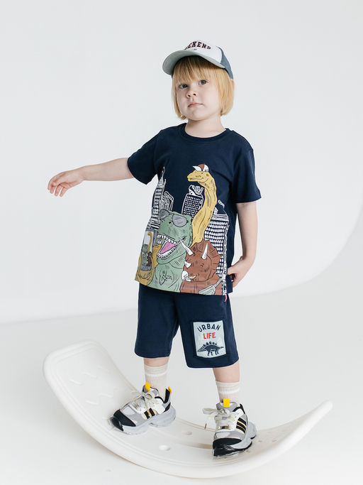 Темно-синие шорты для мальчика - Kogankids фото 23