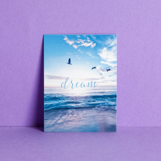 Цена за 20 шт. Открытка-комплимент Dream 8 × 6 см