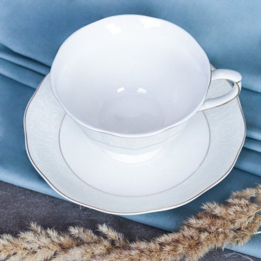 Чайный набор 12 предметов 250 мл на ножке / RS/12-FY21001 Gray /уп 8/ серая коробка - ГалеонТрейд фото 8