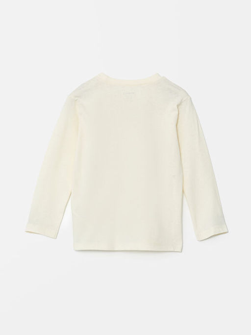 Bisiklet Yaka Uzun Kollu Basic Erkek Bebek Ti??rt - Waikiki фото 2