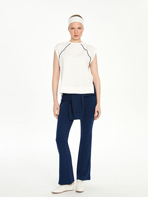 Bisiklet Yaka Oversize Kad?n Ti??rt