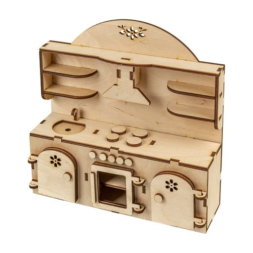 Заготовка для декорирования Mr. Carving ВД-520 Кухонный гарнитур фанера 22 х 7 х 22 см