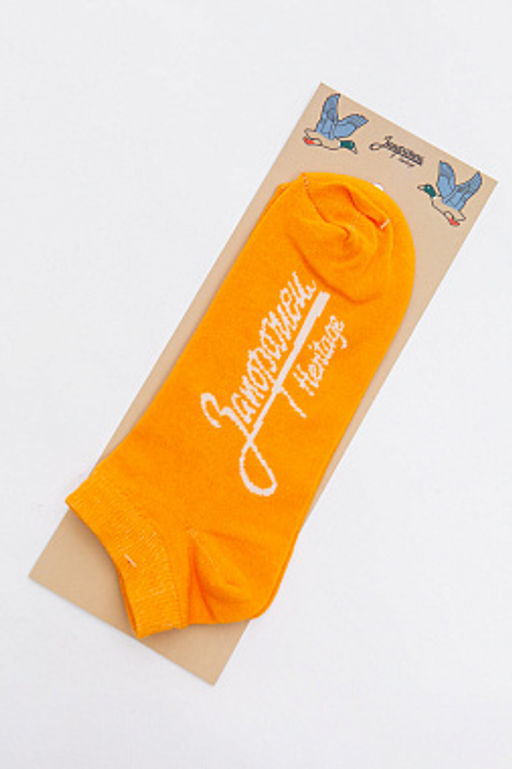 Носки ЗАПОРОЖЕЦ Лого короткие ЖЕЛТЫЙ  фото 2