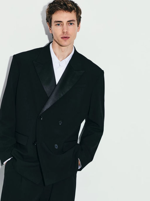 Пиджак с атласными лацканами / Zarina