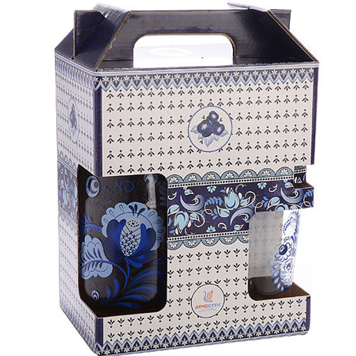 1607-2-Д Гжель Набор для воды 3пр - Mayer&boch фото 3