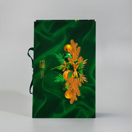 Коробка - книга С Новым годом!, изумрудная, 20 х 12.5 х 5 см - Дарите счастье фото 7