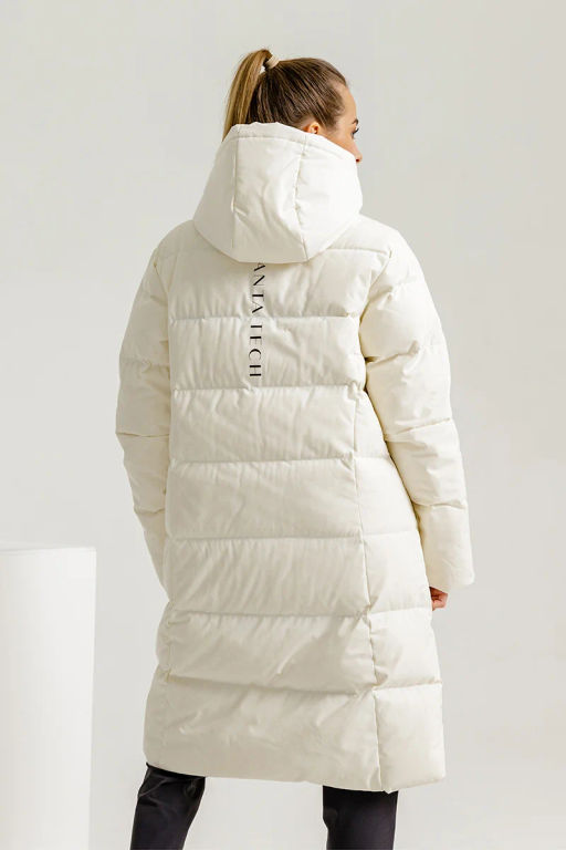 Пуховик удлиненный Белый - Anta sport фото 2