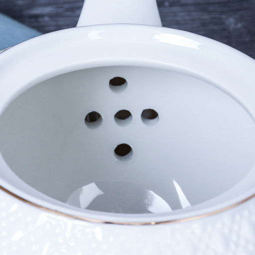 Чайный набор 13 предметов 260 мл 900 мл на ножке / GA2-13G /уп 4/ костяной фарфор - Галеонтрейд фото 18