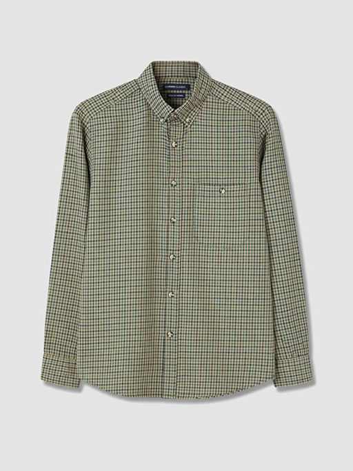 Regular Fit Ekose Gabardin Erkek G?mlek