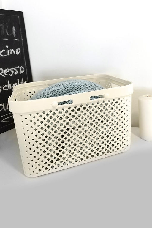 Корзина для хранения с ручками Plast Team Stockholm, 15 л арт РТ5003