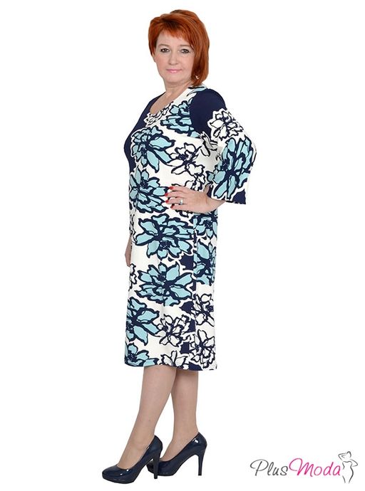 Платье Модель №1190 размеры 44-84 - Plusmoda фото 4