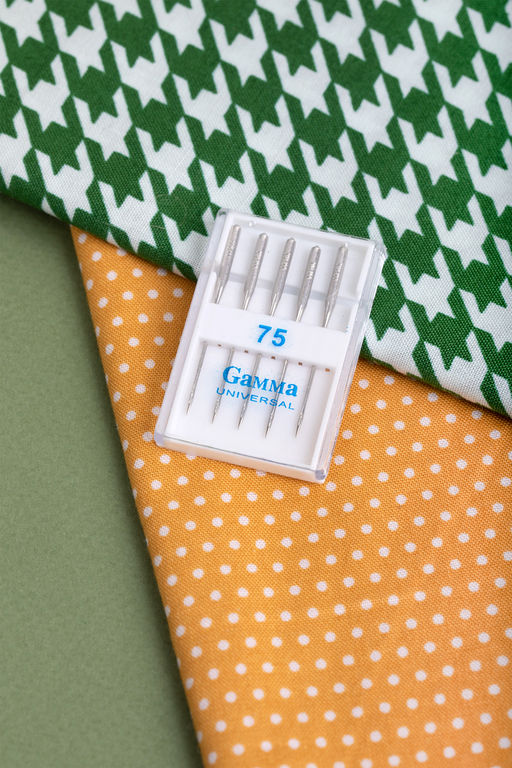 Иглы для быт. шв. машин Gamma NU № 75 универсальные 5 шт в блистере №75