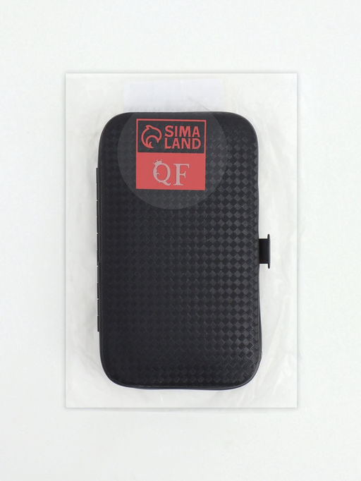 Набор маникюрный Christian, 8 предметов, в футляре, чёрный, серый