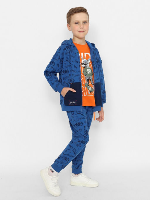 CRB wear/CWKB 63678-42-384 Толстовка для мальчика,синий/Ex.Cherubino  фото 2