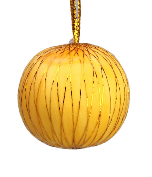 Цена за 3 шт. Ёлочные игрушки Золотая нить, шары новогодние, d=3 см, набор 12 шт., МИКС - Зимнее волшебство фото 4