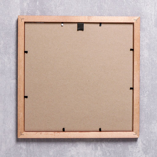 Фоторамка сосна с24 коричневая 25х25 см (пластиковый экран)