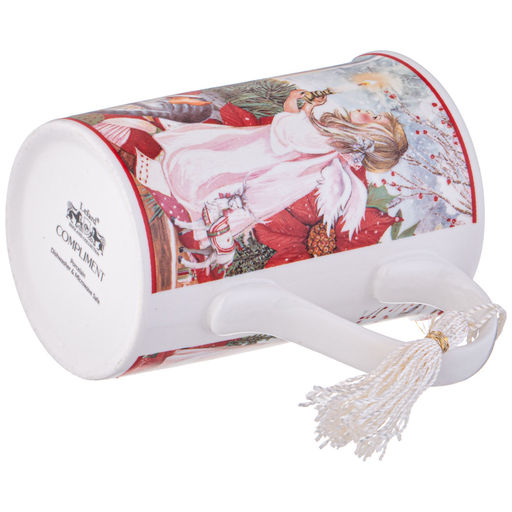 КРУЖКА LEFARD CHRISTMAS 320 МЛ ПУАНСЕТТИЯ (КОР=36ШТ.) фото 4