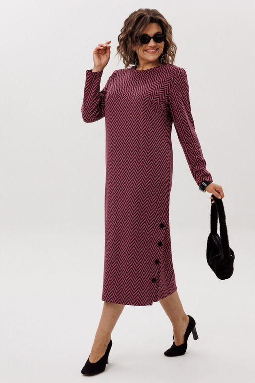 Платье ANELLI 1755 рябиновая волна  фото 7