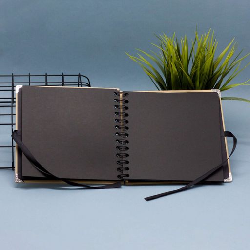 Фотоальбом "Metal", brown (17,5 х 17,5 см)