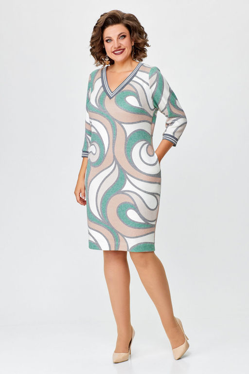 Блуза Swallow 803.2 черный+серебряный узор фото 935