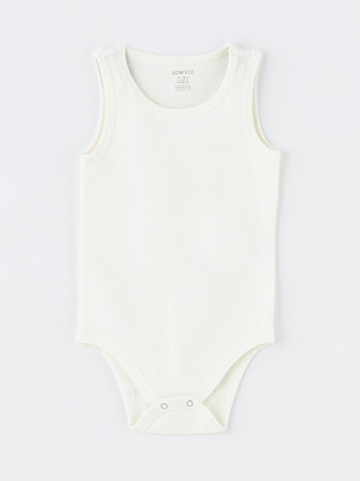 Bisiklet Yaka Kolsuz Erkek Bebek ??t??tl? Body 3l? - Waikiki фото 3