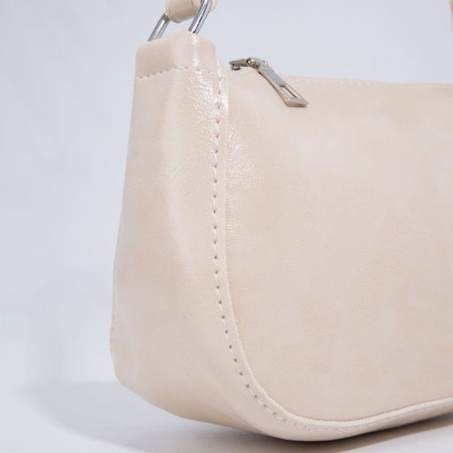 Сумка-багет на молнии, цвет бежевый - Simaland фото 4