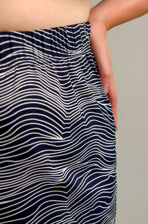 Арт. 9173 Пижама с брюками 50-60 (6 шт) Цвет:верх темно-синий, низ сине-белый - Калинка фото 10