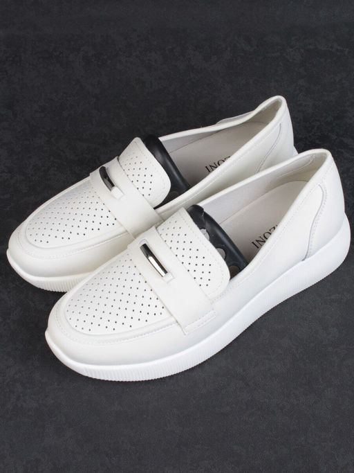 03-PDL 205-5 LT. BEIGE Полуботинки женские (натуральная кожа) - Фабричный китай фото 5