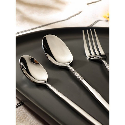 Набор столовых приборов Доляна Античность, 4 предмета, нержавеющая сталь, серебристый  фото 2