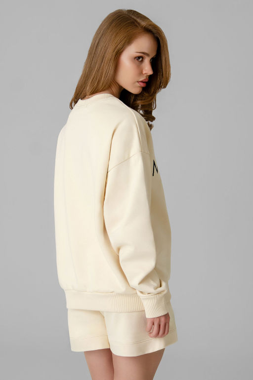 Арт. 2534 Костюм женский с шортами 42-48 (4 шт) Цвет:молочный - Калинка фото 7